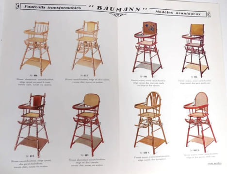 [Catalogue]. La chaise transformable Baumann. . BAUMANN, W. 