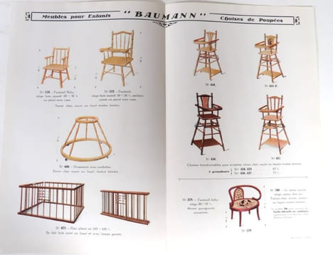 [Catalogue]. La chaise transformable Baumann. . BAUMANN, W. 