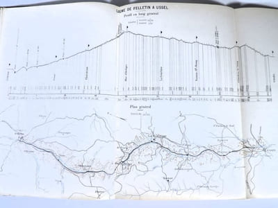 Chemin de fer de Felletin à Ussel. Rapport sur l'exécution des travaux. [REGIONALISME CORREZE]