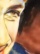 Portrait de Jean-Paul Belmondo. Dessin original à la gouache. Pièce unique. Années 60.  par JAAFAR.  - Image 10