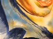 Portrait de Jean-Paul Belmondo. Dessin original à la gouache. Pièce unique. Années 60.  par JAAFAR.  - Image 7