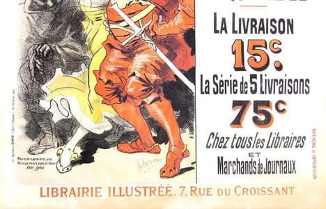 Œuvres de Rabelais illustrées par Robida. La livraison 15 c. La série de 5 livraisons, 75 c. Chez tous les libraires et marchands de journaux. ...