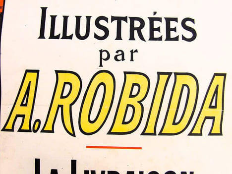 Œuvres de Rabelais illustrées par Robida. La livraison 15 c. La série de 5 livraisons, 75 c. Chez tous les libraires et marchands de journaux. ...