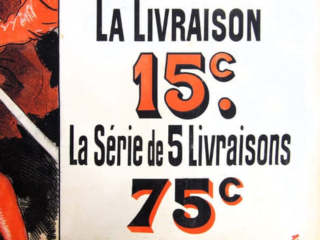 Œuvres de Rabelais illustrées par Robida. La livraison 15 c. La série de 5 livraisons, 75 c. Chez tous les libraires et marchands de journaux. ...