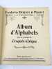 Ensemble des 2 Albums d'Alphabets pour la pratique du croquis-calque. Rares publications éditées spécialement en complément du Manuel Français de ...