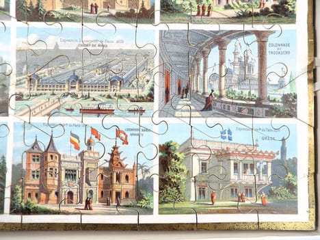 Les Nations en jeu de patience. [JEU PUZZLE - EXPOSITION UNIVERSELLE 1878 - PARIS] . undefined