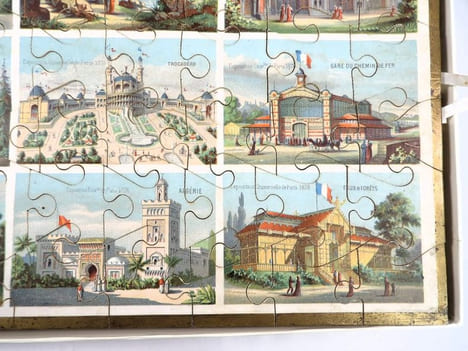 Les Nations en jeu de patience. [JEU PUZZLE - EXPOSITION UNIVERSELLE 1878 - PARIS] . undefined