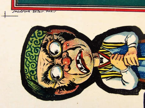 Championnat International de Natation. Jeu de Société Original. Planche en chromolithographie. [JEU ANCIEN - NATATION] . SAUSSINE. 