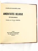 Amoenitates Belgicae. Epigrammes publiées par François Montel.  par BAUDELAIRE, Charles.  - Image 4