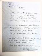 Album Amicorum pour "Tiou" Gas, épouse de René Gas, enrichi de pièces uniques : oeuvres graphiques originales et lettres ou poèmes manuscrits.  par COLLECTIF.  - Image 10