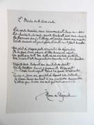 Album Amicorum pour "Tiou" Gas, épouse de René Gas, enrichi de pièces uniques : oeuvres graphiques originales et lettres ou poèmes manuscrits.  par COLLECTIF.  - Image 12