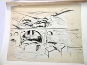 Album Amicorum pour "Tiou" Gas, épouse de René Gas, enrichi de pièces uniques : oeuvres graphiques originales et lettres ou poèmes manuscrits.  par COLLECTIF.  - Image 15