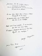 Album Amicorum pour "Tiou" Gas, épouse de René Gas, enrichi de pièces uniques : oeuvres graphiques originales et lettres ou poèmes manuscrits.  par COLLECTIF.  - Image 19