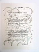 Album Amicorum pour "Tiou" Gas, épouse de René Gas, enrichi de pièces uniques : oeuvres graphiques originales et lettres ou poèmes manuscrits.  par COLLECTIF.  - Image 20