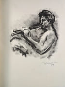 Un Faune. Ouvrage en 4 volumes : MALLARME, Stéphane. L'après-midi d'un faune. / DEBUSSY, Claude. Prélude à l'après-midi d'un faune. / MALLARME, Stéphane. Le Réveil du Faune. / CHARPENTIER, Henry. Gloses ; suivies de : MALLARME, Stéphane. Offrandes à divers du faune.  par MALLARME, Stéphane ; DEBUSSY, Claude ; CHARPENTIER, Henry ; DEMEURISSE, René.  - Image 15