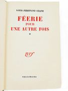 Féerie pour une autre fois.  par CÉLINE, Louis-Ferdinand.  - Image 2