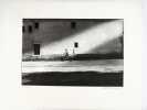 Le cycliste urbain. Photographie originale. . LOUIS, Christian. 