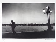 Saxophone sur un quai. Photographie originale.  par LOUIS, Christian.  - Image 1
