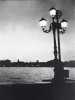 Saxophone sur un quai. Photographie originale. . LOUIS, Christian. 