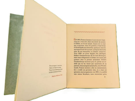 Dialogue Stéphane Mallarmé - Francis Jammes, 1893-1897. . MALLARMÉ, Stéphane ; JAMMES, Francis.