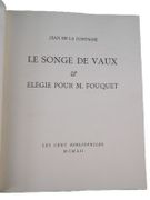 Le Songe de Vaux & Élégie pour M. Fouquet.  par LA FONTAINE, Jean de.  - Image 4