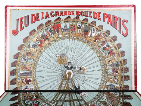 Jeu de la Grande Roue de Paris. [JEU ANCIEN - EXPOSITION UNIVERSELLE 1900]. [SIMONIN-CUNY] 