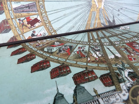 Jeu de la Grande Roue de Paris. [JEU ANCIEN - EXPOSITION UNIVERSELLE 1900]. [SIMONIN-CUNY] 