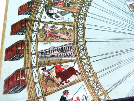 Jeu de la Grande Roue de Paris. [JEU ANCIEN - EXPOSITION UNIVERSELLE 1900]. [SIMONIN-CUNY] 