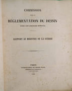 Commission pour la réglementation du dessin dans les services publics. Rapport au Ministre de la Guerre. [TOPOGRAPHIE - CARTOGRAPHIE - MILITARIA]  par  - Image 3