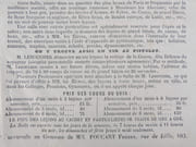 Salle d'Armes et exercices de défense en tous genres. [ESCRIME - BOXE - PUBLICITÉ ANCIENNE - EPHEMERA]  par LEBOUCHER.  - Image 4