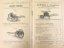 Pompes &agrave; incendie et fournitures g&eacute;n&eacute;rales pour sapeurs-pompiers. Tarif 1894. [CATALOGUE] . GUYOT & D&Eacute;POISSE. 