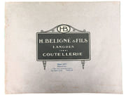 Coutellerie. Catalogue.  par H. BELIGNÉ & FILS, Fabrique de coutellerie en tous genres. - Image 2
