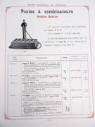 Chapitre VII du Catalogue Général de Téléphonie. Tableaux et Postes à plusieurs directions pour Installations privées. 1910.  par SOCIÉTÉ INDUSTRIELLE DES TÉLÉPHONES.  - Image 5