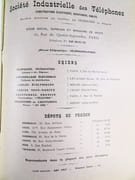 Chapitre VII du Catalogue Général de Téléphonie. Tableaux et Postes à plusieurs directions pour Installations privées. 1910.  par SOCIÉTÉ INDUSTRIELLE DES TÉLÉPHONES.  - Image 8