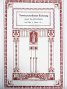 Garnitur moderner Richtung n° 8943 (Ensemble de style moderne). TYPOGRAPHIE ART NOUVEAU.  par MAGDEBURGER GRAVIRANSTALT VORMALS EDM. KOCK & CO. m. b. H.  - Image 1
