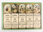 Loto Géographique des 86 départements + Algérie, Bourbon (Réunion), Martinique et Guadeloupe.  par  - Image 10