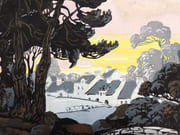 Boîte rectangulaire alimentaire Tinardon, peinte à la gouache. Art Déco.  par ALIMENT TINARDON.  - Image 8