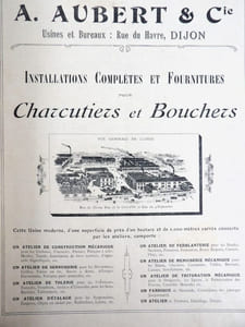 Catalogue Général Aubert & Cie. Matériel & Installations Complètes pour Charcutiers & Bouchers. [CUISINE - GASTRONOMIE] 