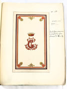 Recueil de 42 modèles proposé par un peintre décorateur (Vitrail peint, papiers peints, plafonds, etc.). [CATALOGUE - ARTS DÉCORATIFS]   par ANONYME.  - Image 2