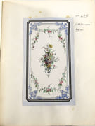 Recueil de 42 modèles proposé par un peintre décorateur (Vitrail peint, papiers peints, plafonds, etc.). [CATALOGUE - ARTS DÉCORATIFS]   par ANONYME.  - Image 3