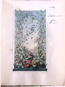 Recueil de 42 modèles proposé par un peintre décorateur (Vitrail peint, papiers peints, plafonds, etc.). [CATALOGUE - ARTS DÉCORATIFS]   par ANONYME.  - Image 6