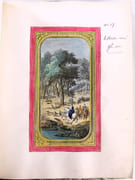 Recueil de 42 modèles proposé par un peintre décorateur (Vitrail peint, papiers peints, plafonds, etc.). [CATALOGUE - ARTS DÉCORATIFS]   par ANONYME.  - Image 8