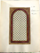 Recueil de 42 modèles proposé par un peintre décorateur (Vitrail peint, papiers peints, plafonds, etc.). [CATALOGUE - ARTS DÉCORATIFS]   par ANONYME.  - Image 9