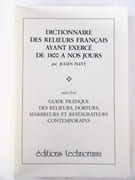 Dictionnaire des Relieurs Français ayant exercé de 1800 à nos jours par Julien Flety; suivi d'un Guide pratique des relieurs, doreurs, marbreurs et restaurateurs contemporains.  par FLETY, Julien.  - Image 2