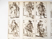Projet de jeu de cartes. Gravure originale sur papier.  par  WEISBUCH, Claude.  - Image 5