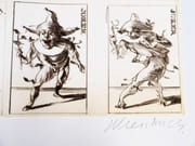 Projet de jeu de cartes. Gravure originale sur papier.  par  WEISBUCH, Claude.  - Image 7