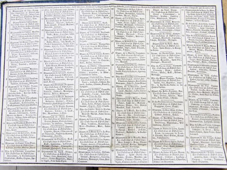 Carte de la France divisée en 85 départemens suivant les décrets de l'Assemblée Nationale, sanctionnés en 1792, dressée sur les Mémoires de l’Académie ...