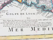 Carte de la France divisée en 85 départemens suivant les décrets de l'Assemblée Nationale, sanctionnés en 1792, dressée sur les Mémoires de l’Académie des Sciences, Augmentée de tous les Pays qui sont aujourd’huy le Théâtre de la Guerre dans les Pays-Bas l’Allemagne, la Savoye, l’Italie &c &c. Avec les Routes Générales et Particulières du R[oyau]me. Par DESNOS, Ingén[ieu]r. Géographe des États de Danemark, rue St Jacques, au Globe. 1792.  par DESNOS (Louis-Charles).   - Image 23