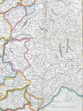 Carte de la France divisée en 85 départemens suivant les décrets de l'Assemblée Nationale, sanctionnés en 1792, dressée sur les Mémoires de l’Académie ...