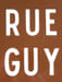 RUE GUY DE MAUPASSANT. Belle plaque de rue &eacute;maill&eacute;e, fond brun et texte blanc en relief. Ville de Ouistreham en Normandie. . MAUPASSANT, Guy de. 